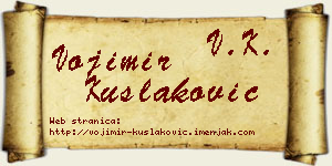 Vojimir Kušlaković vizit kartica